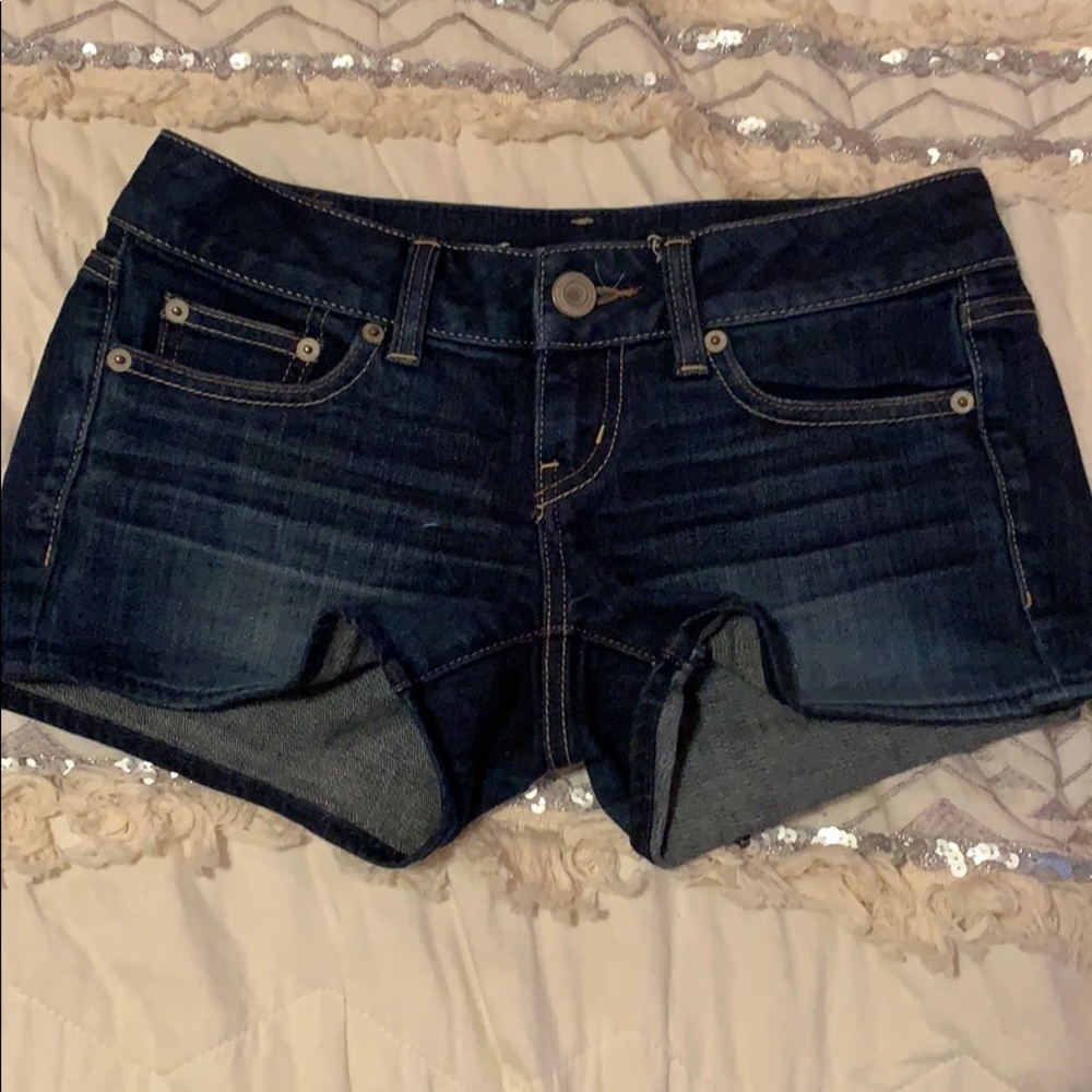 American Eagle Blue Jean Shorts